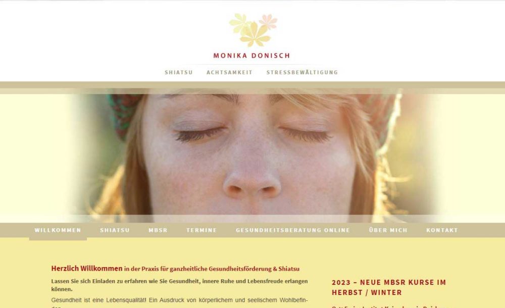 Webdesign mbsr Donisch