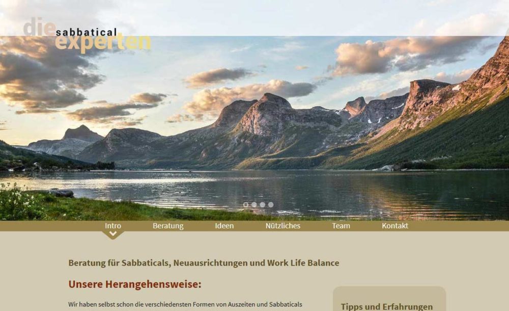 Website Sabbatical-Experten